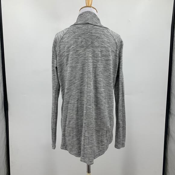 Athleta Cardigan Womens XS Extra Small Grey Nirvana Wear Two Ways Wrap Sweater - Picture 7 of 14